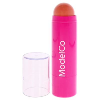 ModelCo Glow Stick 3-In-1 - Multi-Use Cream Color Stick - Hydrating Creamy Formula - Delivers Luminous Color For A Healthy Glow - Buildable Coverage From Sheer To Saturated - Nude Peach - 0.176 Oz