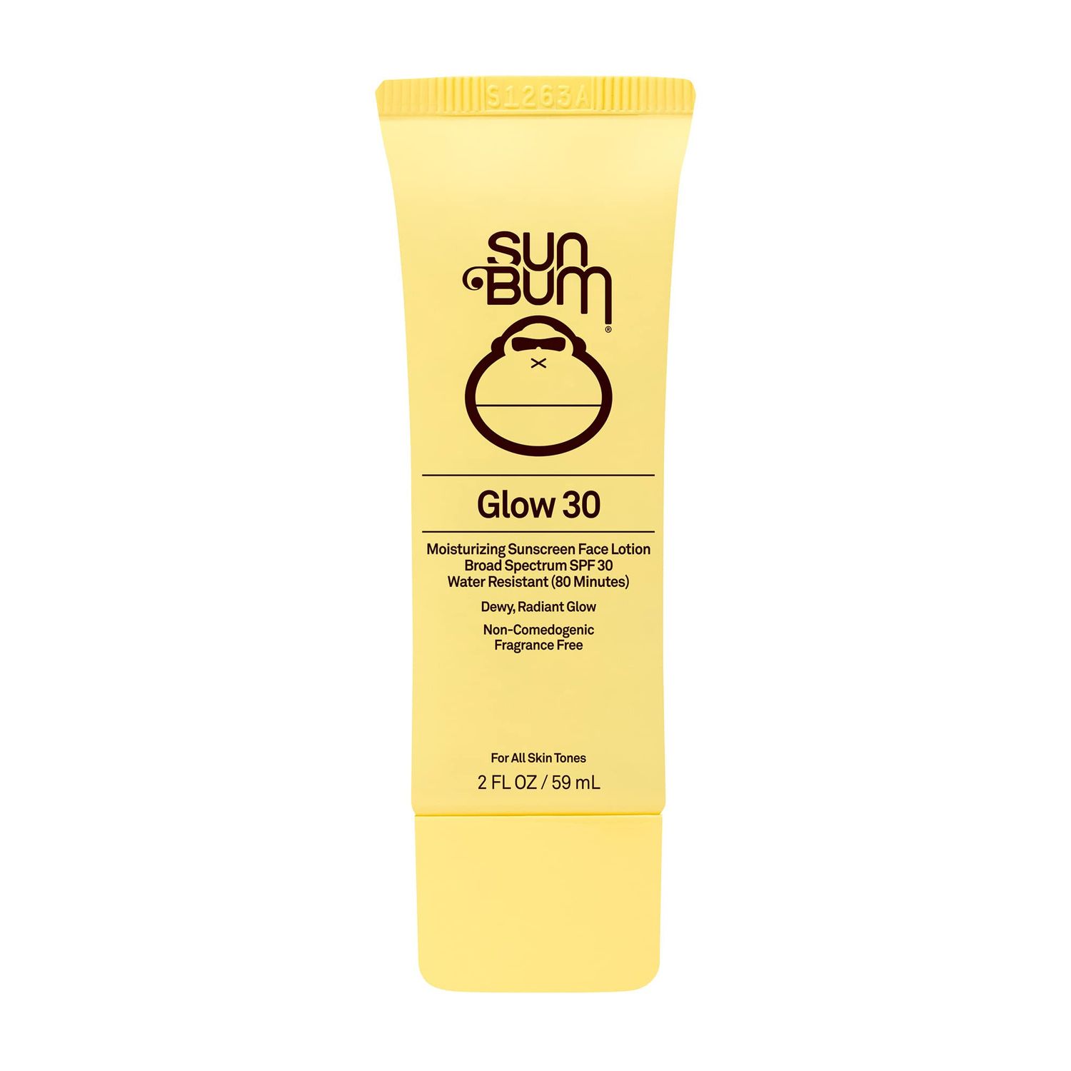 Sun Bum SPF 30 Glow Sunscreen Face Lotion | Moisturizing Facial Sunblock | Tinted, Shimmer Finish | Oil Free| Hawaii 104 Act Compliant (Octinoxate &amp; Oxybenzone Free) | Travel Friendly | 2 oz