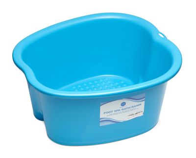 Foot Soaking Bath Basin - Large Size for Soaking Feet | Pedicure and Massager Tub for at Home Spa Treatment | Callus, Fungus, Dead Skin Remover, Blue