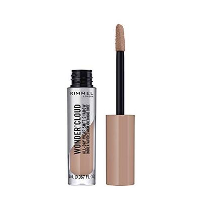 Rimmel London Wonder&#39;Cloud Eyeshadow, Buildable, Long-Wearing, Built-In Primer, 002, Foggy Beige, 0.06oz