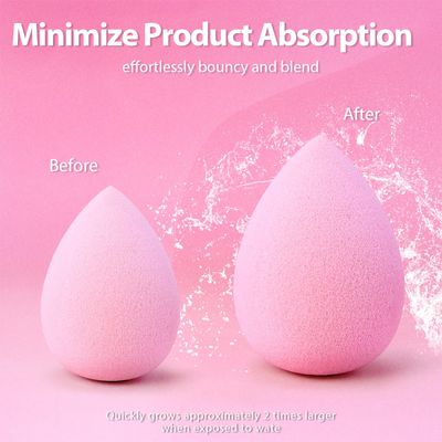 Makeup Sponge Set Foonbe Blender Sponges 7 Pcs for Liquid, Cream, and Powder, Latex Free, Multi colored Beauty Sponges with 1 Mini Sponge, Vegan & Cruelty-Free,Ideal Gifts for Women on Valentine's Day