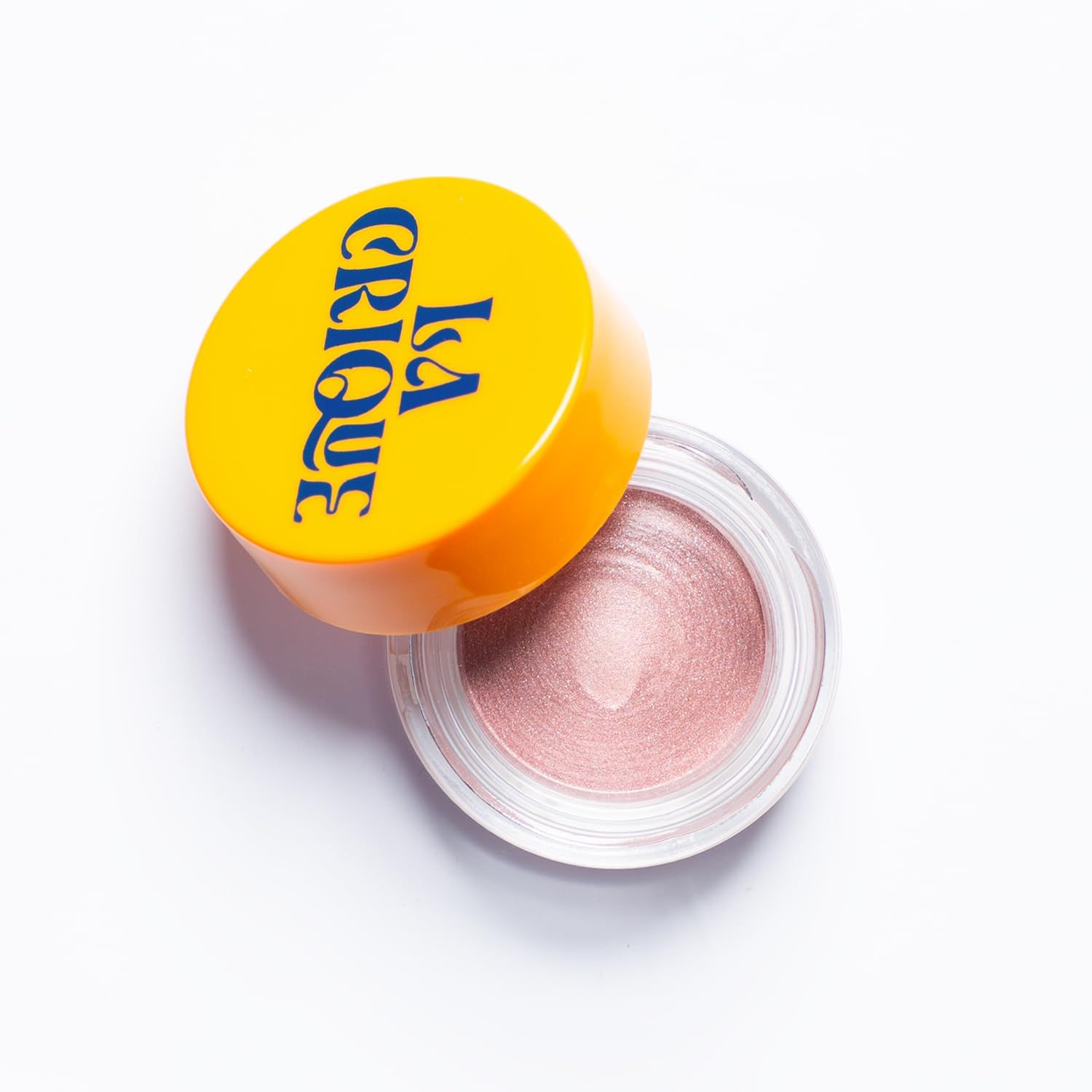 La Crique - Cream Eyeshadow &amp; Highlighter - Infused with Hyaluronic Acid  Calendula Flower - LightWeight Cream Makeup and Skincare - 99% Natural Ingredients - Vegan Make Up - 02 Retro Pink