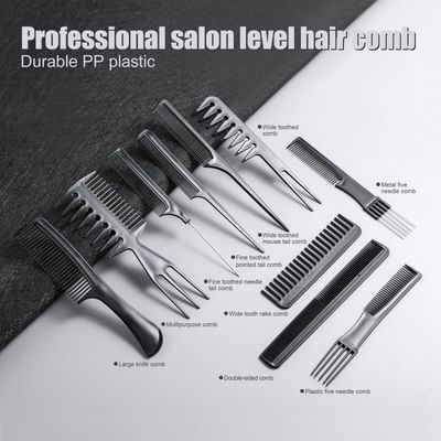 Oneleaf Styling Hair Comb 10PCS Hair Stylists Professional Styling Comb Set Variety Pack Great for All Hair Types &amp; Styles