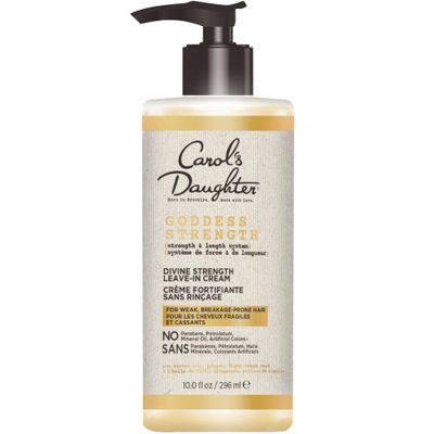 Carol&#39;s Daughter Goddess Strength Leave In Conditioner Cream, 10 Fl Oz - Strengthening and Moisturizing for Wavy, Curly Hair