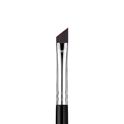 Eyeliner Brush Fine Angled - PRO Precision Gel Eye Liner Makeup Brush -Ultra Thin Slanted Flat Angle - Premium Quality - Cruelty Free Synthetic Bristles (Fine Angled Eyeliner Brush) E835 Black
