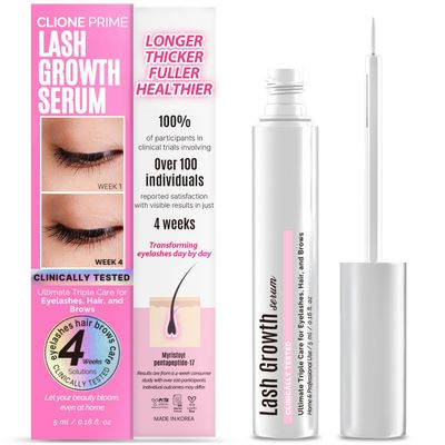 Clione Prime Korean Lash Serum - Srum Para Pestaas Eyelash Serum to Grow Lashes Eyebrow Serum Eyelash Growth Serum Suero Para Pestaas Crecimiento Suero De Pestaas
