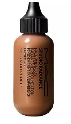 Mac Studio Radiance Face and Body Radiant Sheer Foundation C6 50 Ml1.7 Ounce