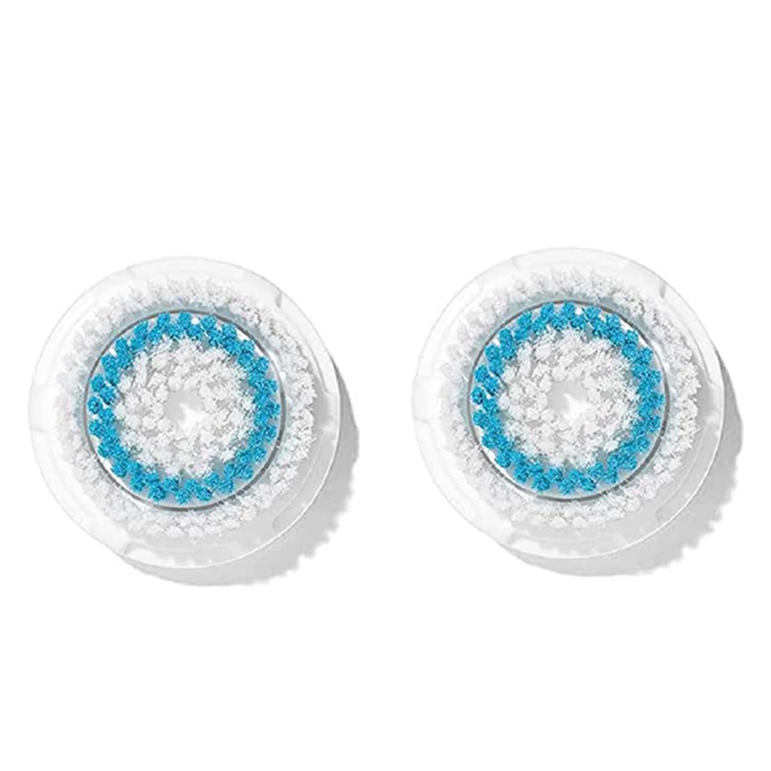 Evetree Brush Head Replacements Compatible with Clarisonic Mia 1, Mia 2, Mia Fit, Alpha Fit, Smart Profile Uplift and Alpha Fit, Deep Pore Facial 2 Pack(Deep Pore)