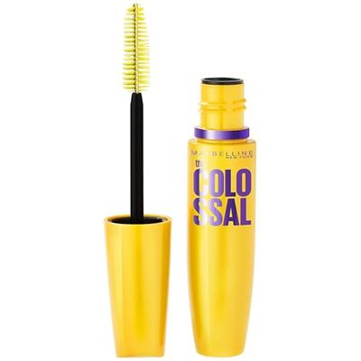 Maybelline Volum&#39; Express Colossal Washable Mascara Makeup, Volumizing, Glam Black, 1 Count
