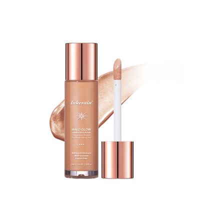 Liquid Highlighter Stick,Multi-Use Contour Liquid Face Filter Makeup for All Skin Tones,Moisturizing Lightweight Liquid Luminizer,Natural Silky Smooth Glossy Face Highlighter Makeup-1.06 fl oz