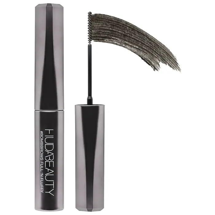 HUDA BEAUTY #BombBrows Full n Fluffy Volumizing Fiber Gel Soft Black