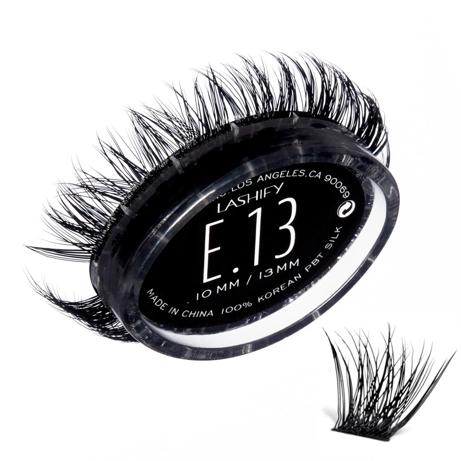 Lashify Extreme 13mm Gossamer DIY Eyelash Extensions Refill, Black, Easy False Lashes To Add Tremendous Volume