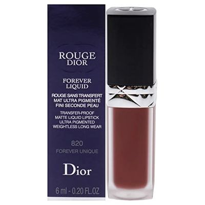 Christian Dior Rouge Dior Forever Liquid Matte - 820 Forever Unique Lipstick Women 0.2 oz