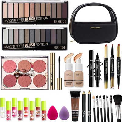 RevoNext All In One Full Makeup Kit,Multipurpose Women&#39;s Makeup Sets,Beginners and Professionals Alike,Easy to Carry(US-C2-2)