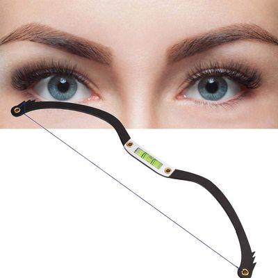 Line Marker Ruler Eyebrow Line Brow Make Up Kit Eyebrow Makeup Eye Thread Sponge SuckerBlack