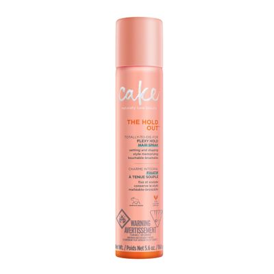 Cake Beauty Hairspray, The Hold Out - For Brushable, Touchable, Flexible Hold &amp; Soft Volume - Vitamin E &amp; Abyssinian Oil - For All Hair Types- 5.6 Oz.