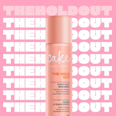 Cake Beauty Hairspray, The Hold Out - For Brushable, Touchable, Flexible Hold &amp; Soft Volume - Vitamin E &amp; Abyssinian Oil - For All Hair Types- 5.6 Oz.