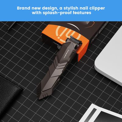 INXEN Nail Clippers for Men with Catcher - No Splash, Self-Collecting Premium Steel Clippers for Fingernails &amp; Toenails, Perfect for Men &amp; Women, Great Gadget &amp; Stocking Stuffer Gift for Men