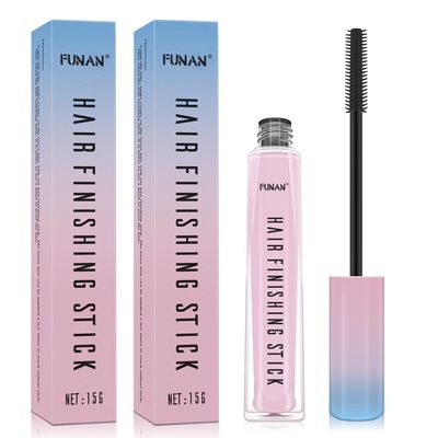 FUNAN Hair Finishing Stick 2 Pack for Small Broken Hair CreamGel for Women Naturally Refreshing, Non-Greasy and Non-Sticky