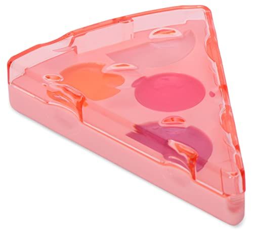 iscream Pizza Slice Shaped Vanilla Scented Solid Lip Gloss Trio