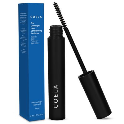 COELA&#39;s Overnight Lash Conditioning Mask with Castor Oil, Vitamin B7, Vitamin B5, Algae Extract | Dermatologist Approved, Naturally Derived Ingredients, Vegan | Dry Down Technology