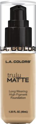 L.A. COLORS Truly Matte Foundation, Natural CLM352