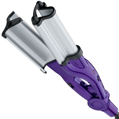 Bed Head Wave Artist Deep Waver | Combat Frizz, Get Long Lasting Results, &amp; Add Massive Shine for Beachy Waves | With Tourmaline Ceramic Technology (Purple)