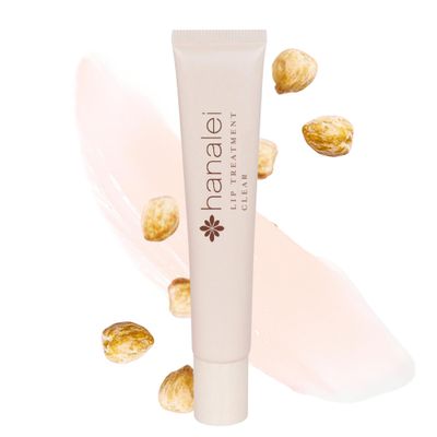 Hanalei Cruelty-Free Treatment for Chapped Lips, Extreme Dry Lip Moisturizer, Overnight Lip Balm for Cracked Lips, Made with Kukui Oil, Shea Butter, Grapeseed Oil, Clear Formula, Full Size (15 g)
