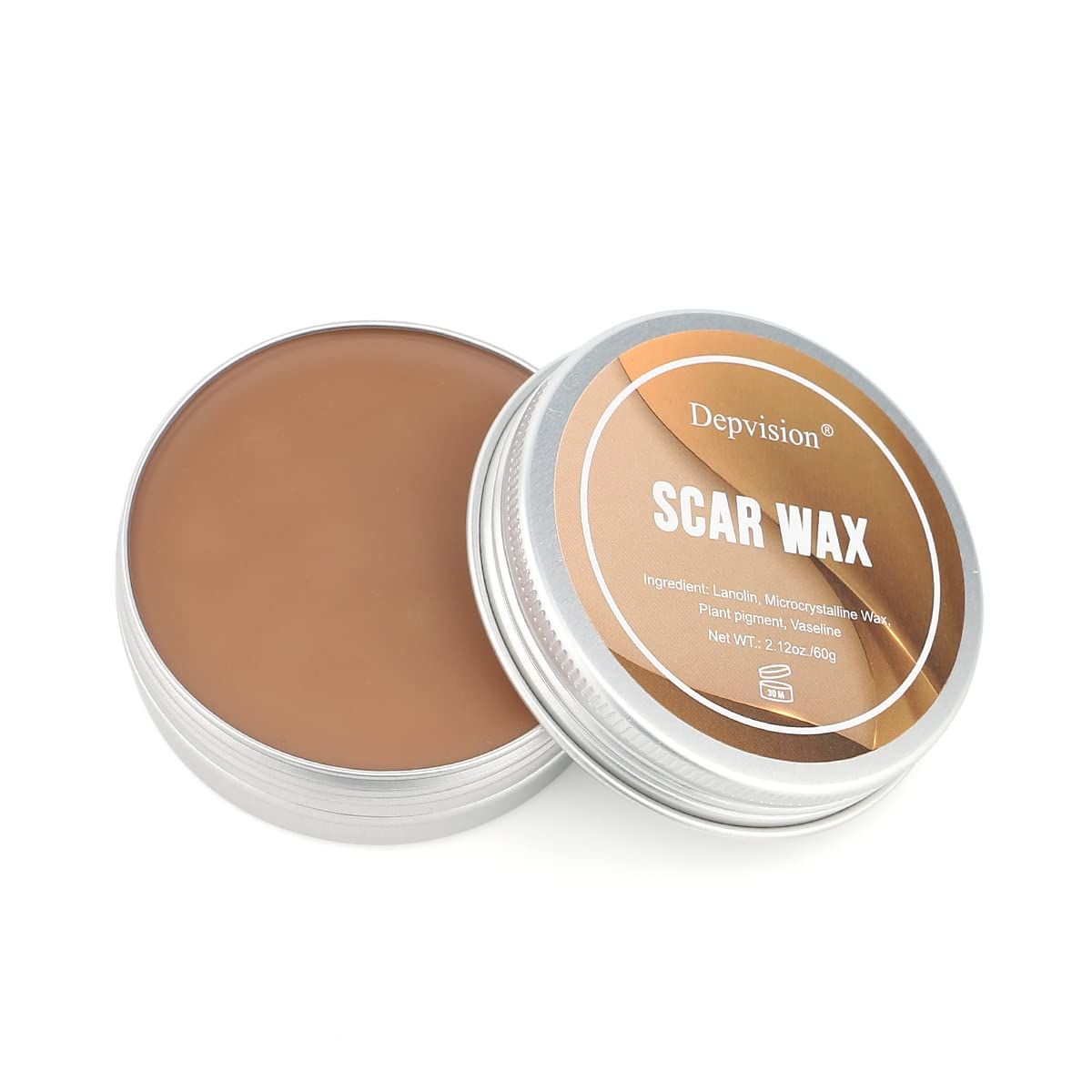 Depvision SFX Scar Wax (2.12oz ) Hallowen Fake Wound Scar Modeling Wax for Stage Fancy Dress Up Cosplay Theatrical Special Effects Makeup (B)