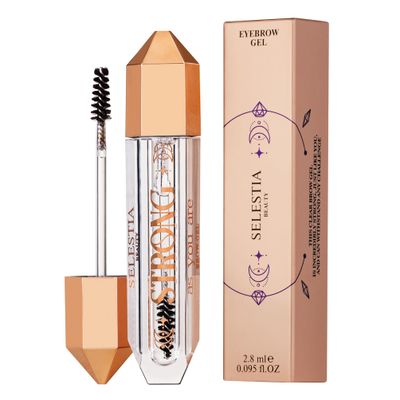 SELESTIA BEAUTY Clear Eyebrow Gel Strong As You Are - Long-Lasting Brow Gel for Styling and Sculpting - Shaping and Defining Effect - 0.095 Fl Oz