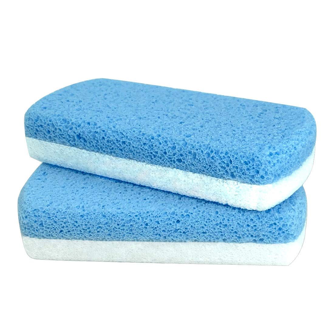 Maryton Glass Pumice Stone for Feet, Callus Remover and Foot Scrubber &amp; Pedicure Exfoliator Tool Pack of 2