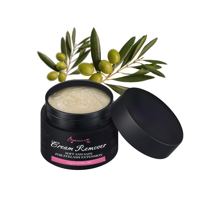 Beauty7 Eyelash Extensions Remover Cream 15g Safe Adhesive Bonder Eyelashes Glue Remover Fast Dissolution Low Irritation Eyelash Extension Supplies