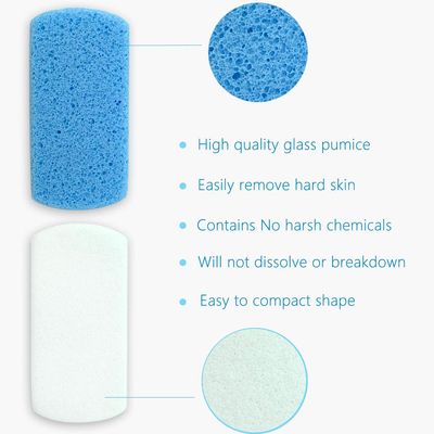 Maryton Glass Pumice Stone for Feet, Callus Remover and Foot Scrubber &amp; Pedicure Exfoliator Tool Pack of 2