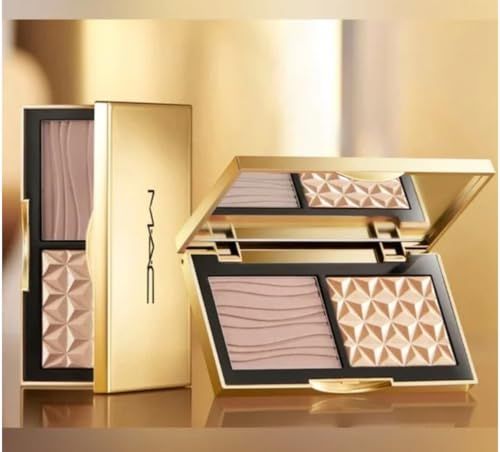 MAC M.A.C Sculpt &amp; Glow Duo Highlight &amp; Contour Palette (0.12 oz3.5g), gold