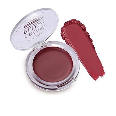 PHOERA Makeup Face Cheek Blush Cream Matte Blusher Super blend-able Sweat-Resistant Pressed Foundation Non_Greasy Palette (107 GRAPE)