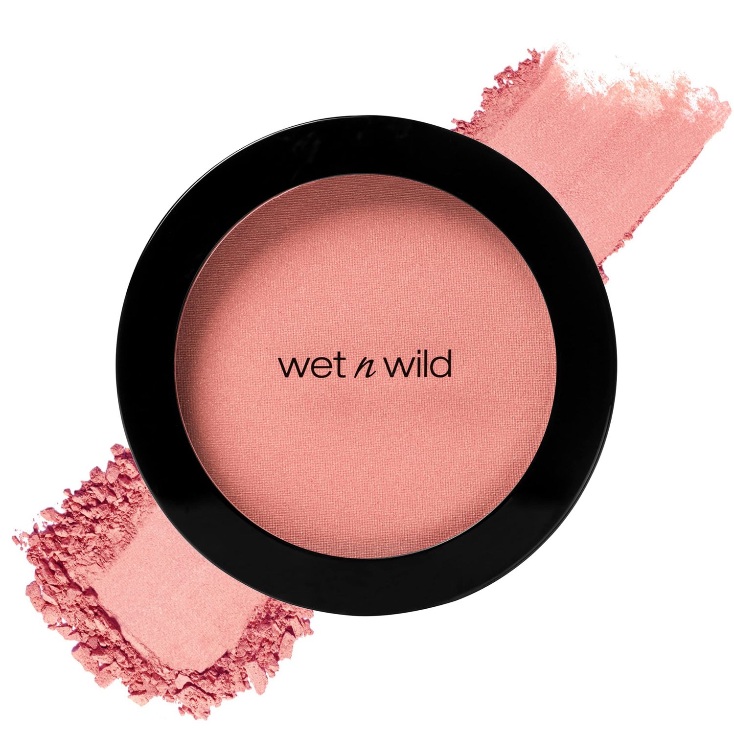 wet n wild Color Icon Blush, Effortless Matte Natural Sheer Glow &amp; Seamless Blend, Luxuriously Infused Smooth Jojoba Oil, Cruelty-Free &amp; Vegan - Pinch Me Pink(Packaged)