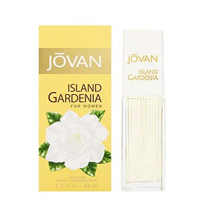 Jovan Island Gardenia Eau de Cologne Spray 1.5 fl oz (Pack of 1), Notes of Neroli, Gardenia, and Sandalwood, Women&#39;s Fragrance, Long Lasting, Everyday Fragrance, Travel Size