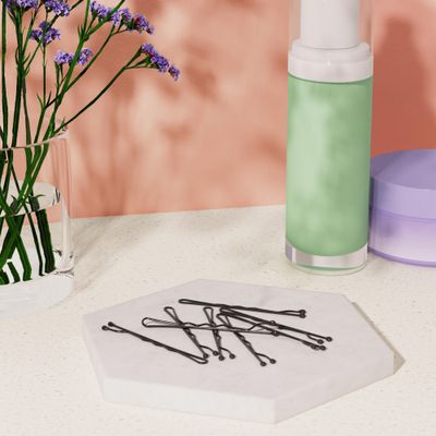 Amazon Basics Bobby Pins Black 72 Count
