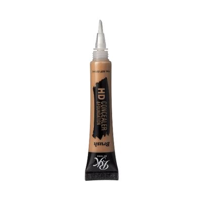 Ruby Kisses HD Concealer &amp; Foundation Brush Flawless Full Coverage Face Makeup Lightweight Highlighter Long Lasting Under Eye Conceals Contour Corrector 3 Pack (Fawn)