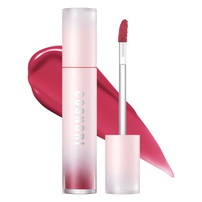 COSNORI Water Blurry Tint - Vegan Blurry Lip Tint, Lightweight &amp; Long-lasting, Moist-watery texture, Flawless blurred lip (06 Fuchsia Tannin)