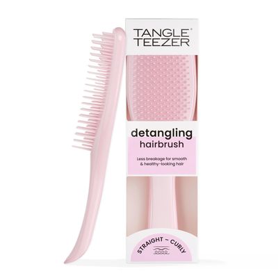 Tangle Teezer Ultimate Detangler Hairbrush for Wet &amp; Dry Hair, Eliminates Knots &amp; Reduces Breakage for All Hair Types, Millennial Pink