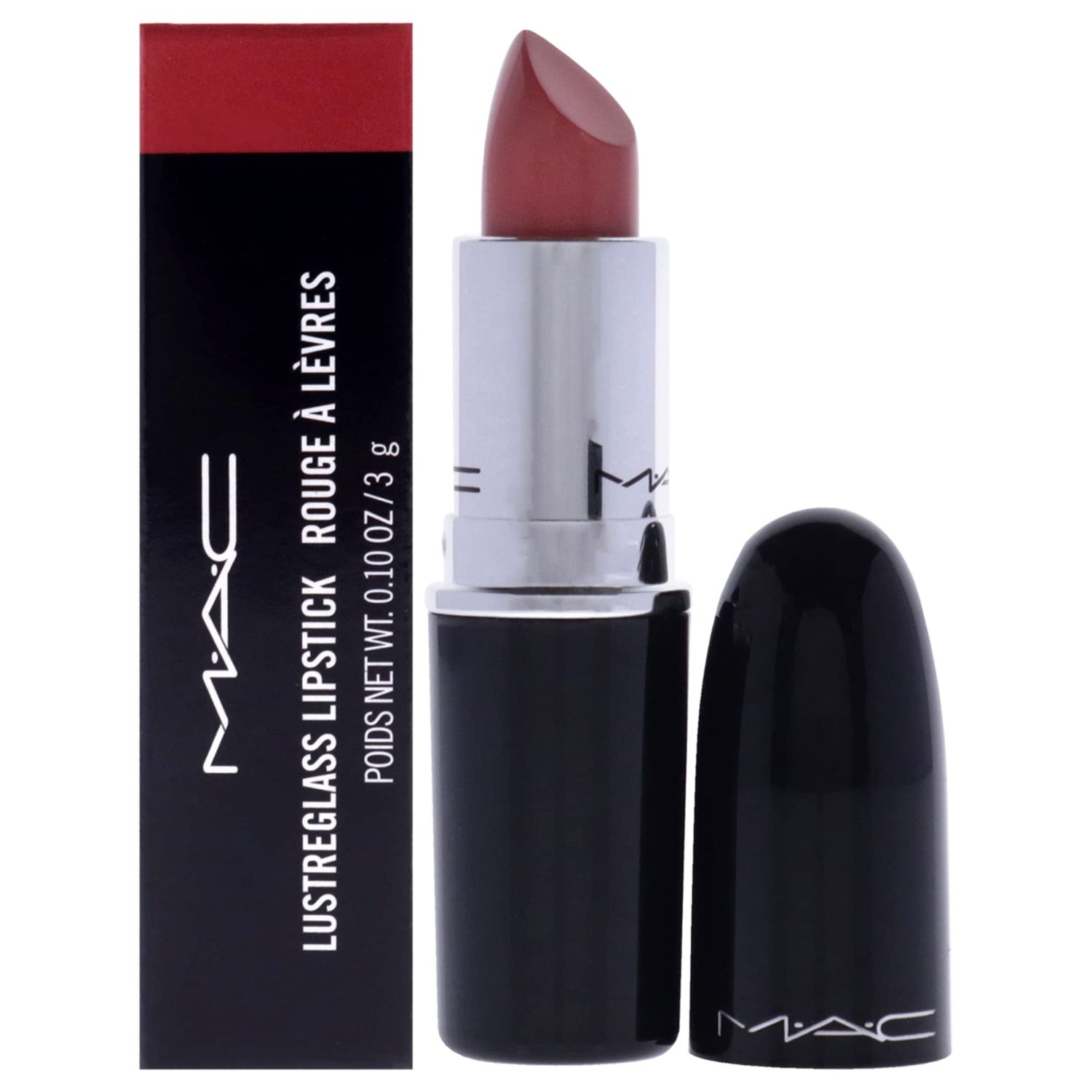 MAC Lustreglass Sheer Shine Lipstick - Can You Tell Lipstick Women 0.1 oz