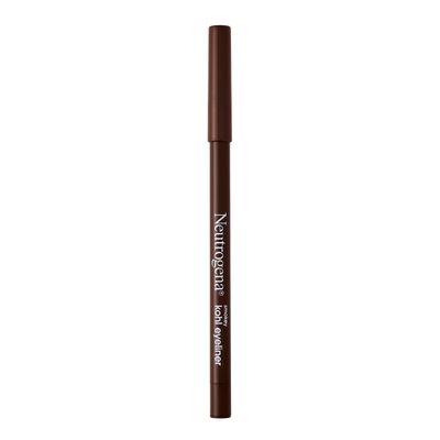 Neutrogena Smokey Kohl Eyeliner with Antioxidant Vitamin E, Water-Resistant &amp; Smooth-Gliding Eyeliner Makeup, Dark Brown, 0.014 oz