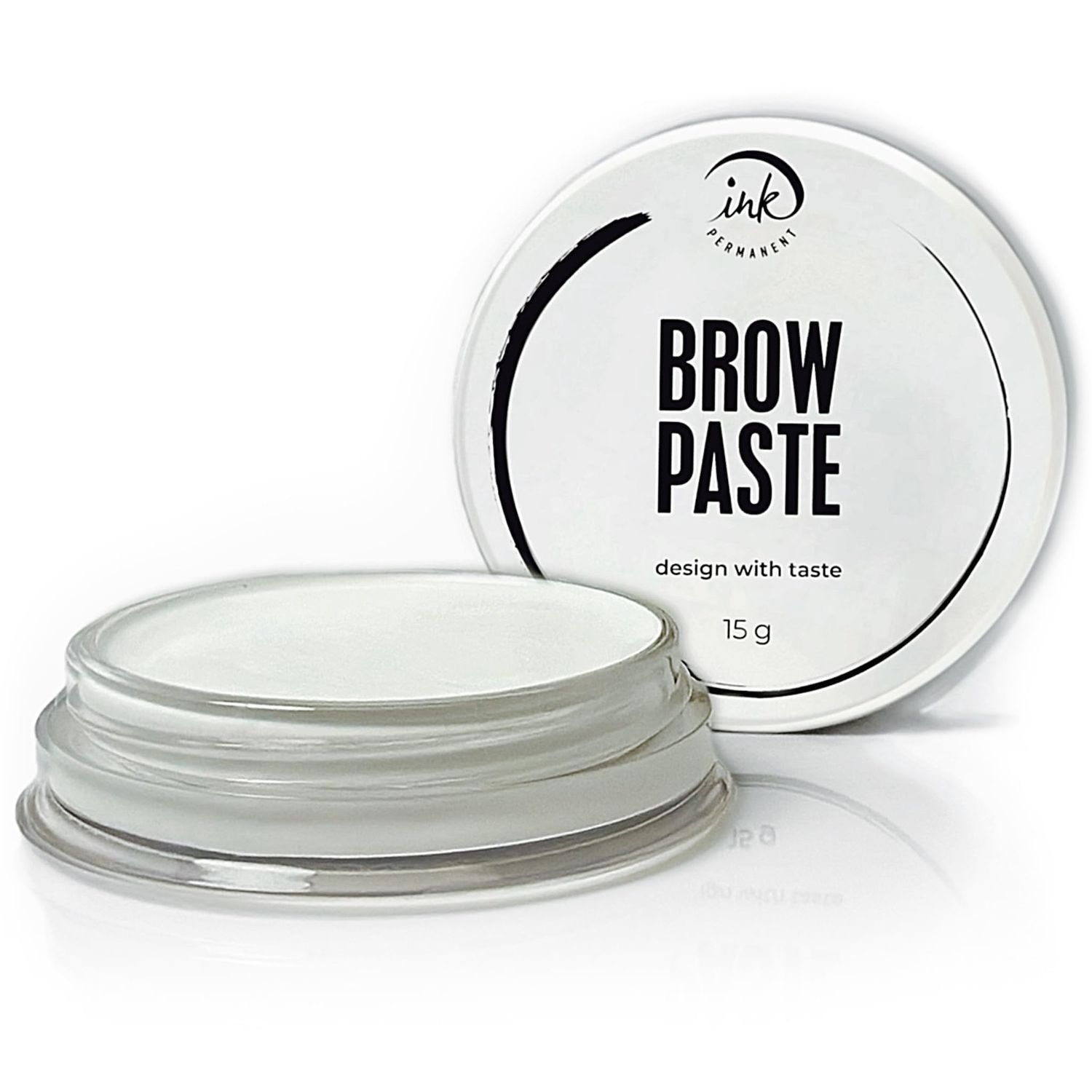 Eyebrow White Mapping Paste Large 15g Bottle Brow Mapping Paste, Eyebrow Contour for Microblading and PMU Supplies, Brow Design, Draw or Sketch the Shape