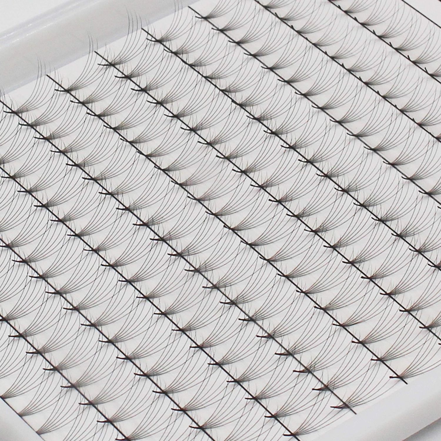 Vayator 6D 12-13-15-16mm Mixed Length Russian Premade Volume Fans Eyelashes Extension D Curl 0.07 Thickness Heat Bonded Eyelashes Makeup Tools (12-13-15-16mm Mixed Length)