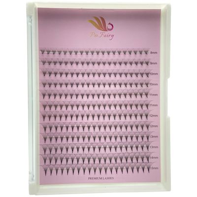 Pro Fairy Premade Fans Lashes 7D 8D 10D 12D 14D Voleme Lash Extensions Pre Made Fans Eyelash Extension Mixed 8-15mm Thickness 0.07 Curl CD (10D 0.07 C Mix)