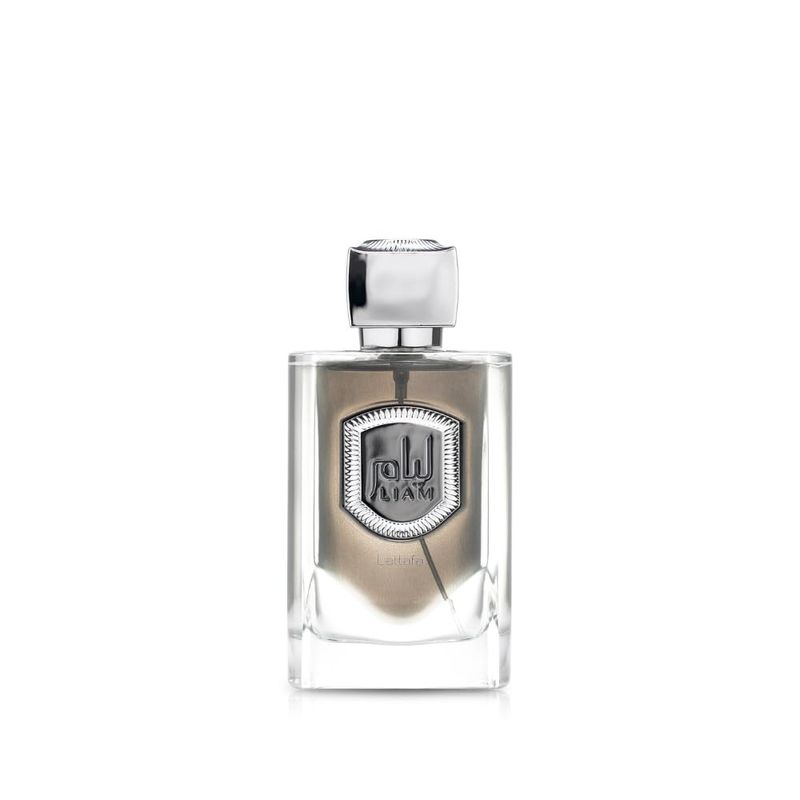 Lattafa Liam Grey Eau de Parfum Spray for Unisex, 3.4 Ounce