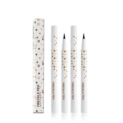 Aaiffey 2 Colors Freckle Pen Waterproof Long-lasting Quick Dry Small Spot Natural Lifelike Freckle Makeup Pen (Light Brown)