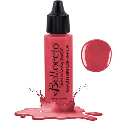Half Ounce Bottle of Pink Delight Blush Belloccio&#39;s Professional Flawless Airbrush Makeup Blush