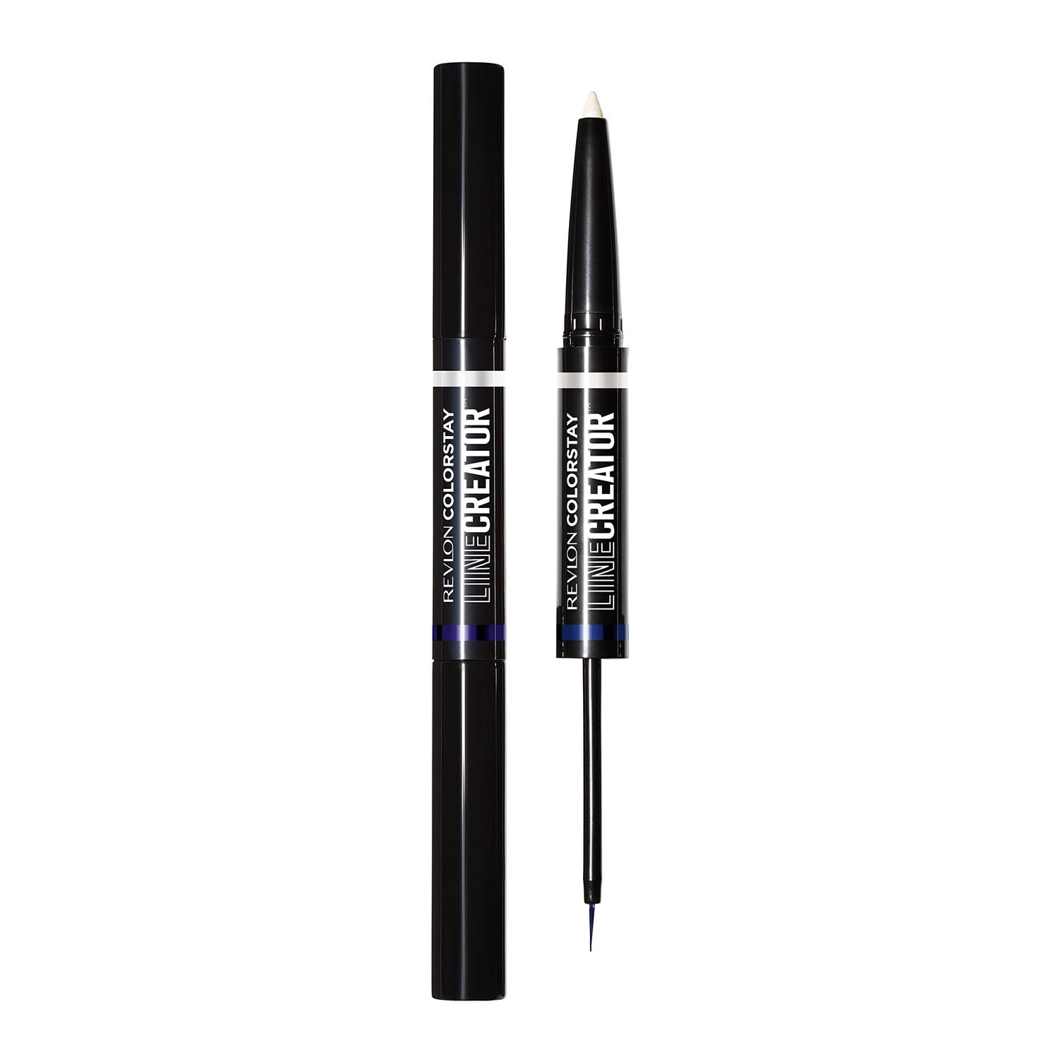 REVLON Liquid Eyeliner &amp; Smoky Kohl Pencil, ColorStay Line Creator Eye Makeup, Waterproof &amp; Transferproof, 154 Cool as Ice, 0.004 oz